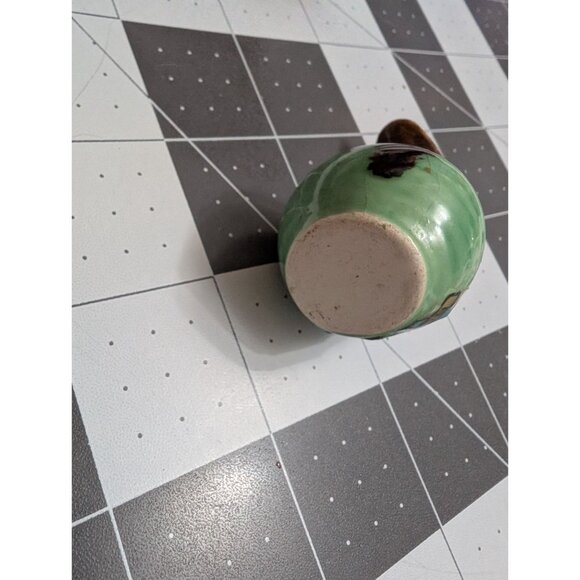 Boys Town Nebraska drip glaze mini picture green brown 3" souivner - Picture 5 of 6